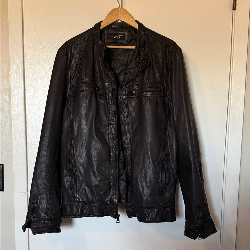 Black Rivet Men's Black Performance Jacket